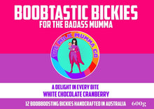 Load image into Gallery viewer, White Chocolate Cranberry Bickies