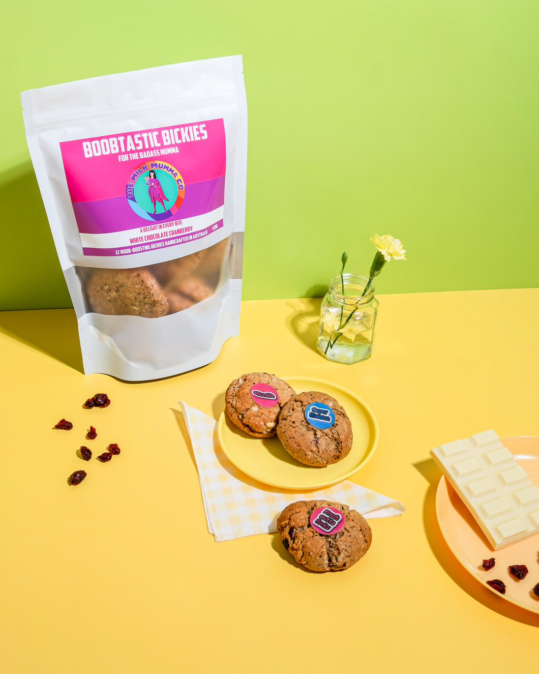 White Chocolate Cranberry Bickies
