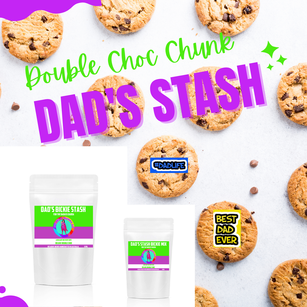The Perfect Dad's Stash Duo - Dad's Stash Bickies and Bickie Mix Pack